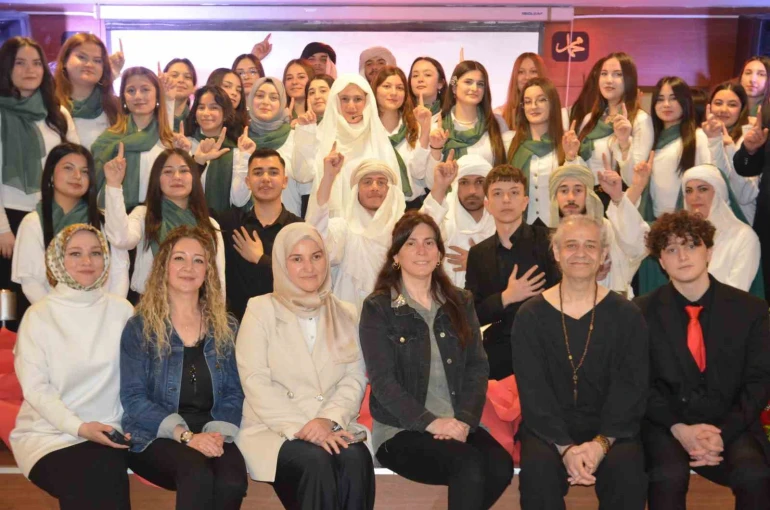 Ordu’da öğrencilerin Mevlid-i Nebi coşkusu 