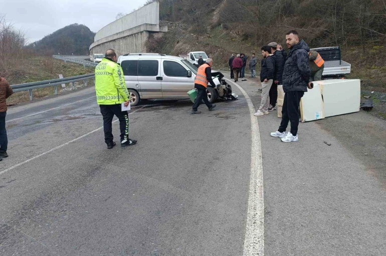 Ordu’da trafik kazası: 2 yaralı 