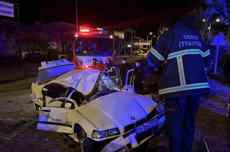 Ordu’da trafik kazası: 3 yaralı