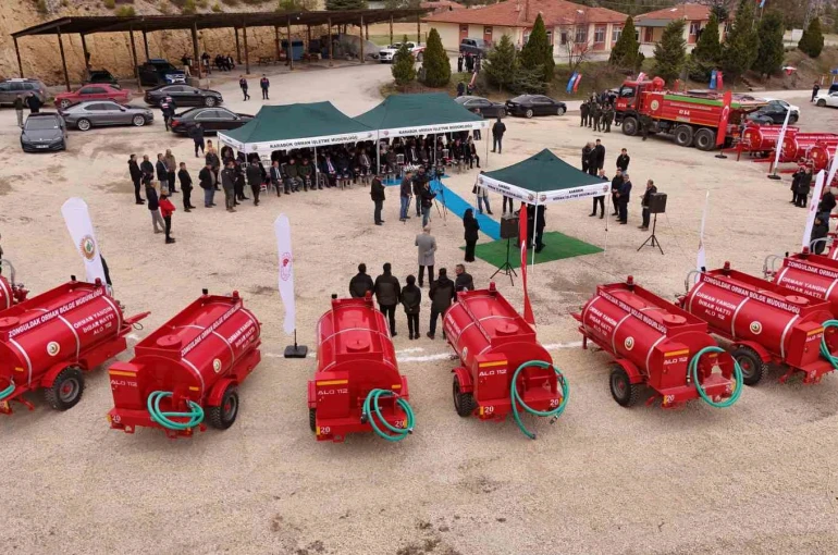 Orman köylerine 20 yeni tanker, yanan sahalara da tohumlama 