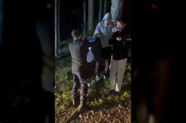 Ormanlık alanda kaybolan çocuklar ekiplerce bulundu 