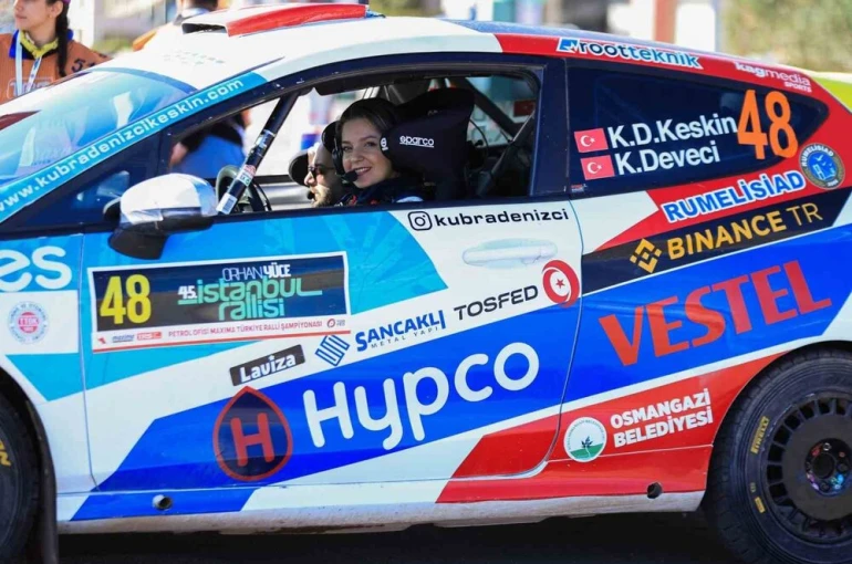 Osmangazi’nin gururu İstanbul Rallisi’nde podyuma çıktı 