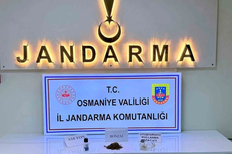 Osmaniye’de jandarmadan patlayıcı ve silah operasyonu 