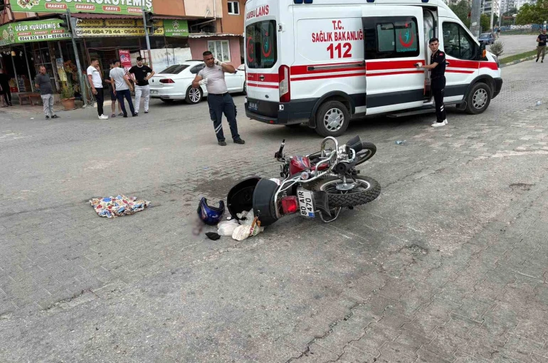 Osmaniye’de otomobil ile motosiklet çarpıştı: 1 yaralı
