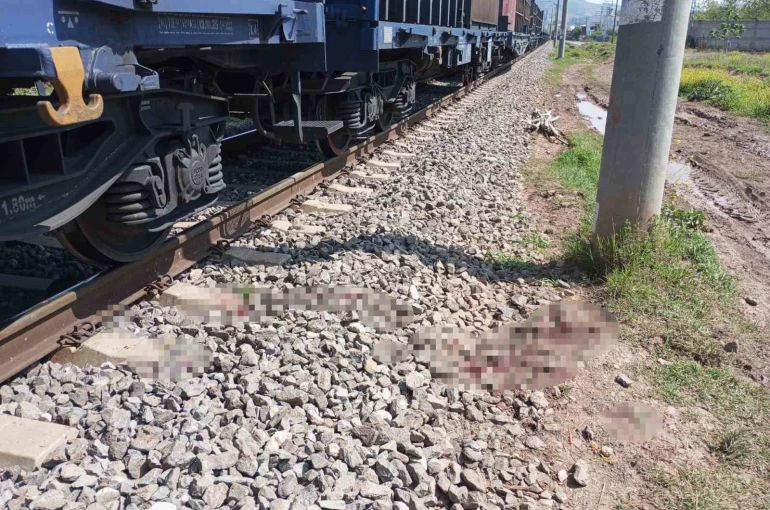 Osmaniye’de yük treninin çarptığı kişi yaralandı 