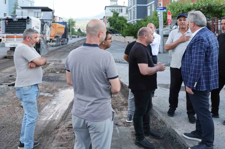 Osmanlı mahallesinin yolları ve çehresi yenileniyor 