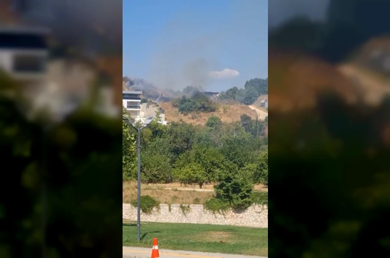 Otluk alanda çıkan yangın hızlı müdahale ile söndürüldü