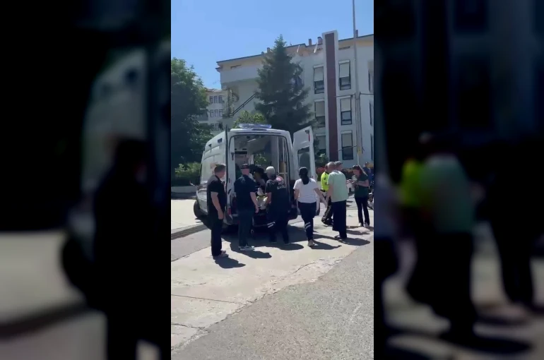 Otomobil ile motosiklet çarpıştı, 1 kişi yaralandı