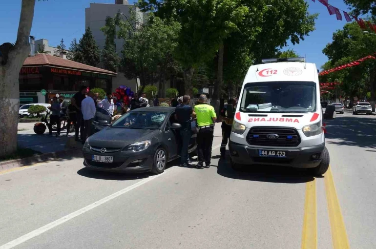 Otomobilin çarptığı yaya ağır yaralandı