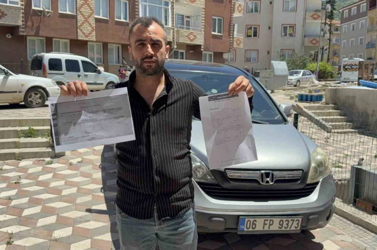 Otomobilin üç önceki sahibinin cezası yeni sahibinin başını ağrıttı 