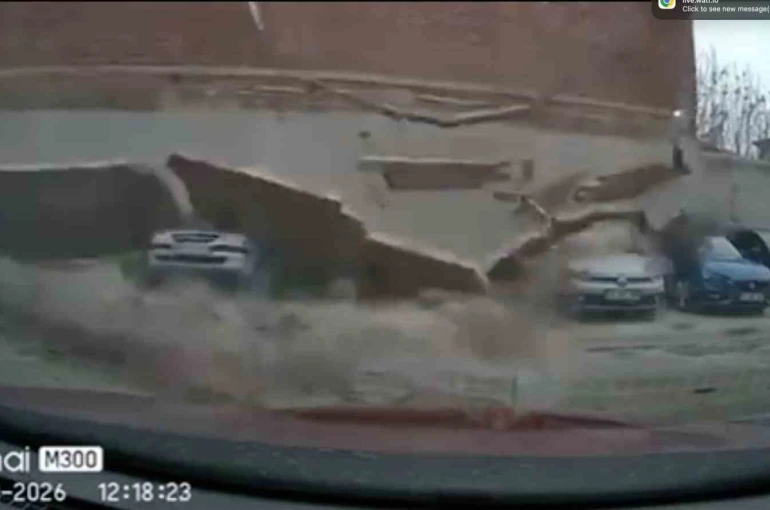 Otoparkta yaşanan facianın görüntüleri ortaya çıktı 