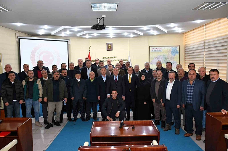 Ovacık muhtarları taleplerini İl Genel Meclisi’ne iletti