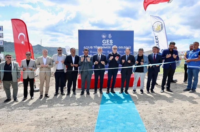 Özbelsan Güneş Enerji Santrali hizmete açıldı