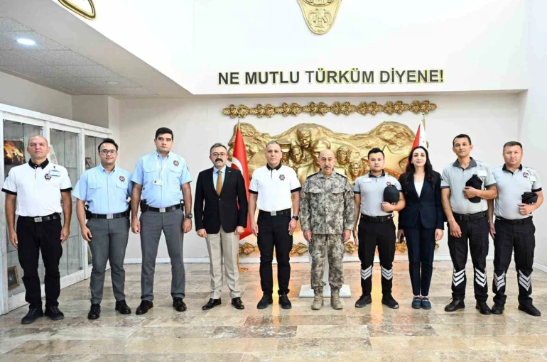 Özel Güvenlikçilerden İl Emniyet Müdürü Karadeniz’i ziyaret