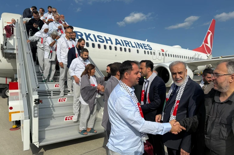 Özgürlük Filosu'ndaki 94 aktivist Türkiye'ye getirildi