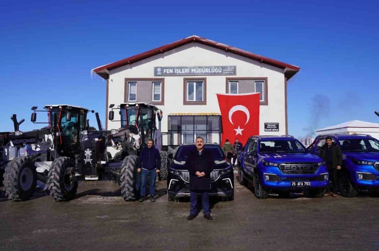 Palandöken Belediyesi araç filosunu güçlendirmeyi sürdürüyor 