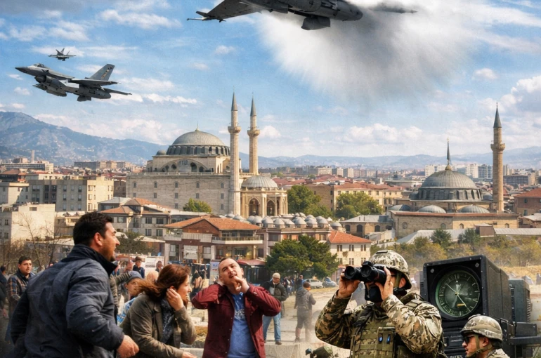 Patlama sesi Konyalıları korkuttu, sebebi kısa sürede belli oldu