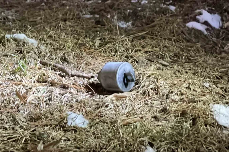 Patlamayan iftar topu paniğe neden oldu: Ses bombası kontrollü olarak patlatıldı