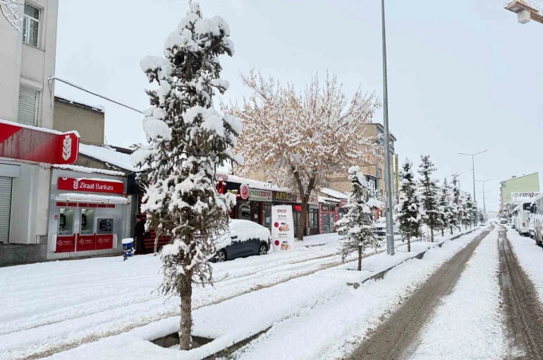Patnos’ta kar sürprizi: İlçe merkezine 40 cm kar yağdı 