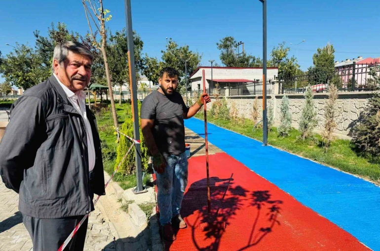 Patnos’ta park yenilendi 