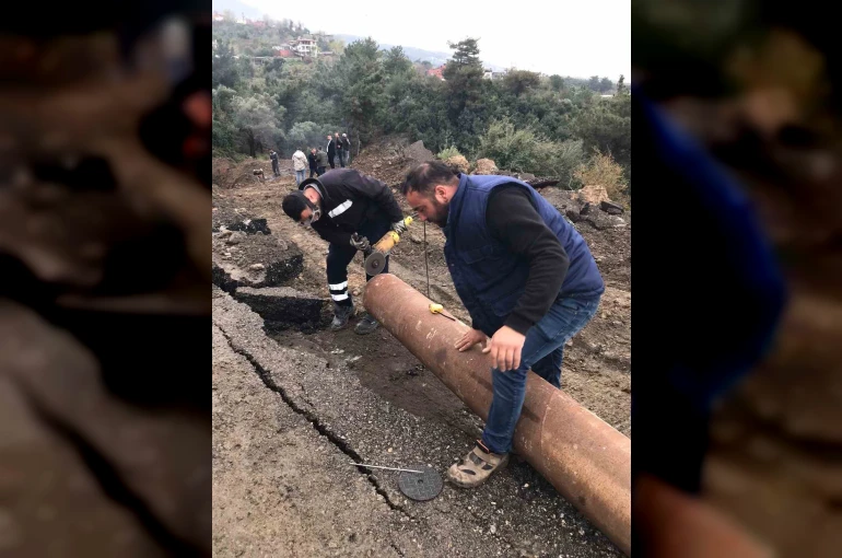 Payas’ta içme suyu hattı hızla onarıldı 