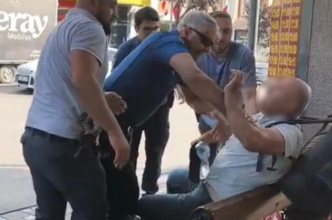 Polise direnince gözaltına alındı