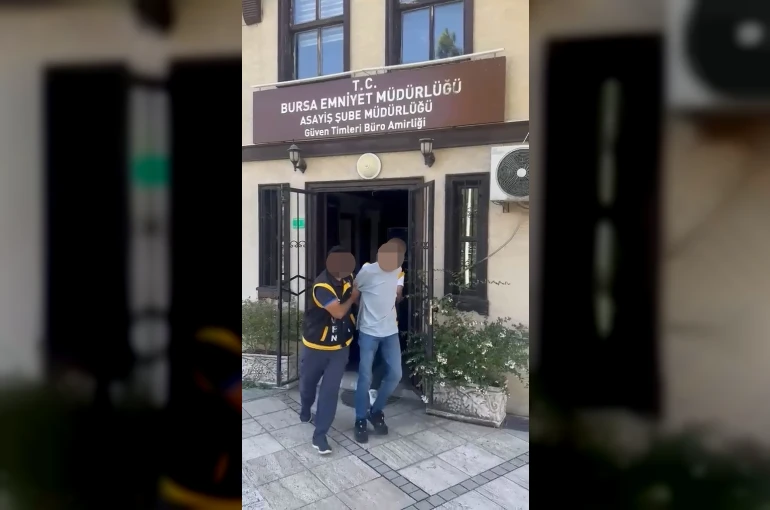Polise yakalanmamak için saçını kazıttı, yine kaçamadı