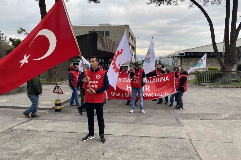 Prysmian işçileri Mudanya’da yürüdü 