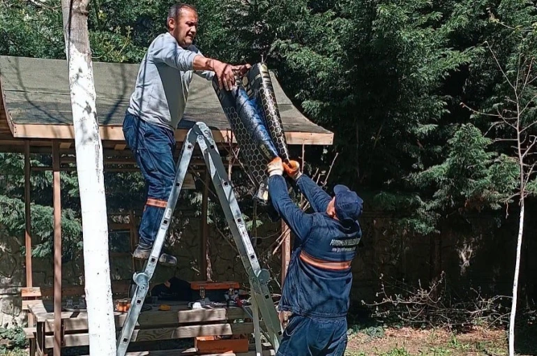 Pursaklar Belediyesi’nden parklarda bakım seferberliği 