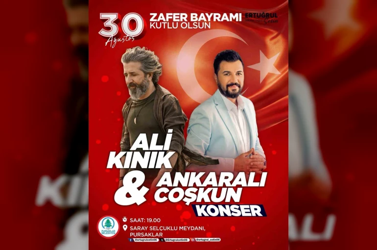 Pursaklar’da 30 Ağustos Zafer Bayramı’nın 104’üncü yılına yakışır gece