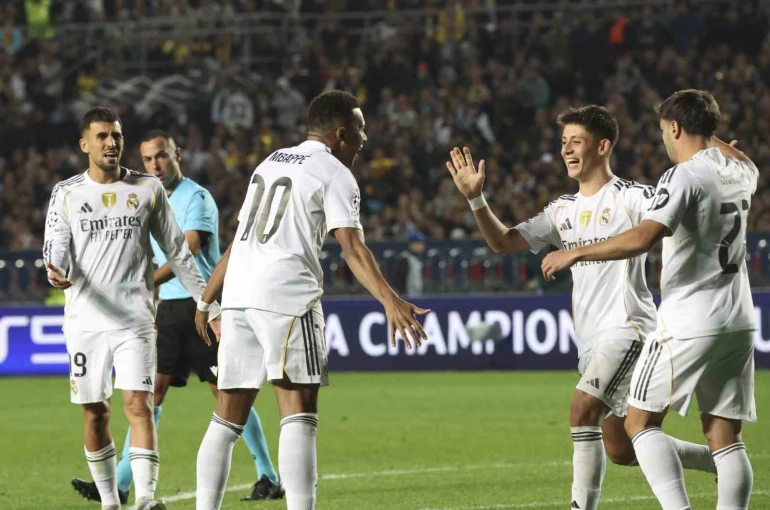Real Madrid, Almatı’da 5 golle kazandı