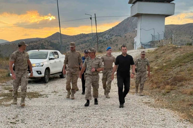 Refahiye Kaymakamı Taşkıran, jandarmanın çalışmalarını yerinde inceledi 
