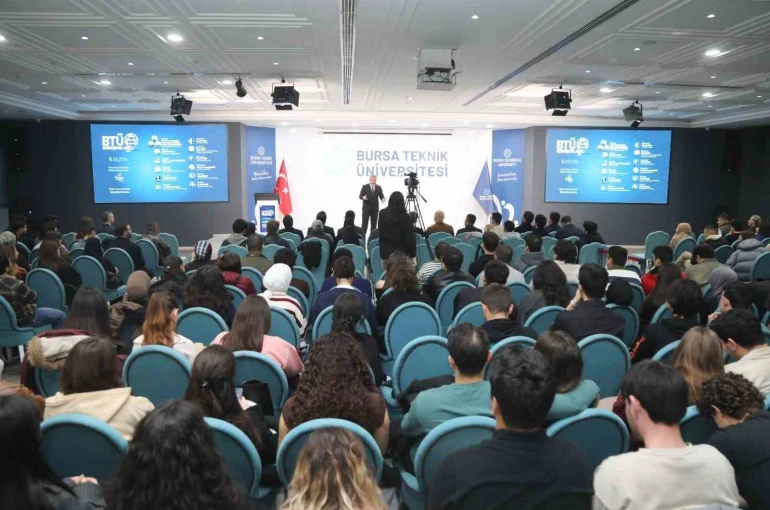 Rektör Adıgüzel, ’Bursa Teknik Üniversitesi Konuşmaları’nın konuğu oldu 