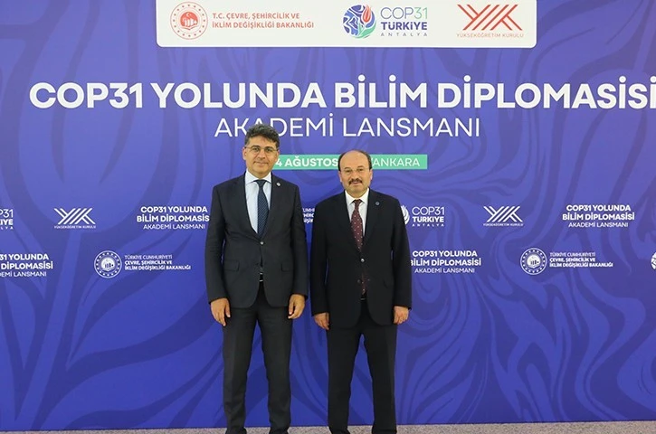 Rektör Çakmak, "COP31 Yolunda Bilim Diplomasisi: Akademi Lansmanı" Programına Katıldı 