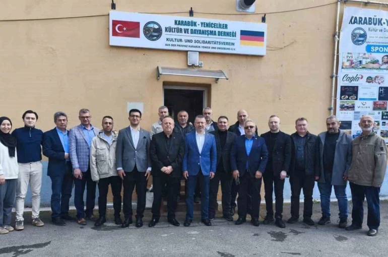 Rektör Kırışık Almanya’da Karabüklülerle bir araya geldi 
