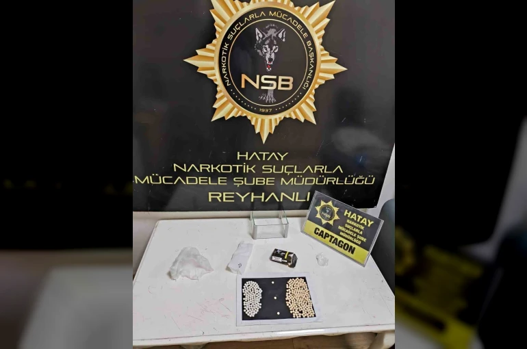 Reyhanlı’da 315 adet Captagon hap ele geçirildi 