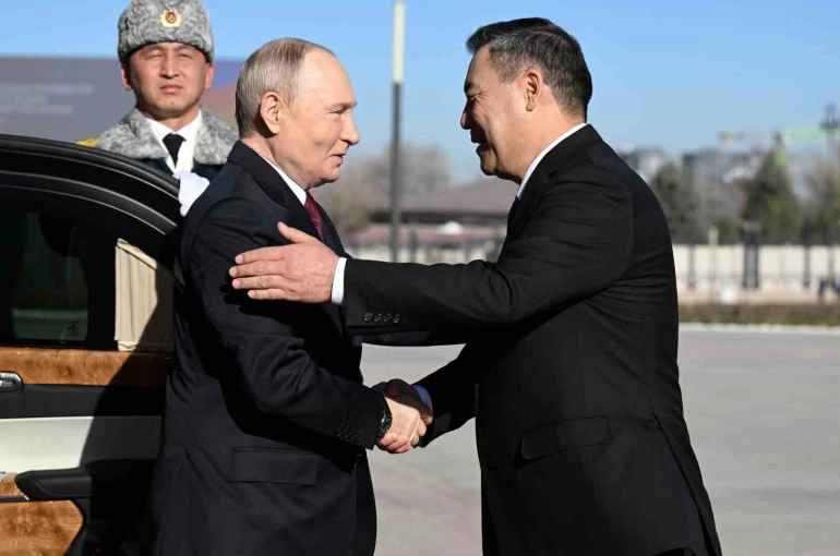 Rusya Devlet Başkanı Putin Kırgızistan’da 