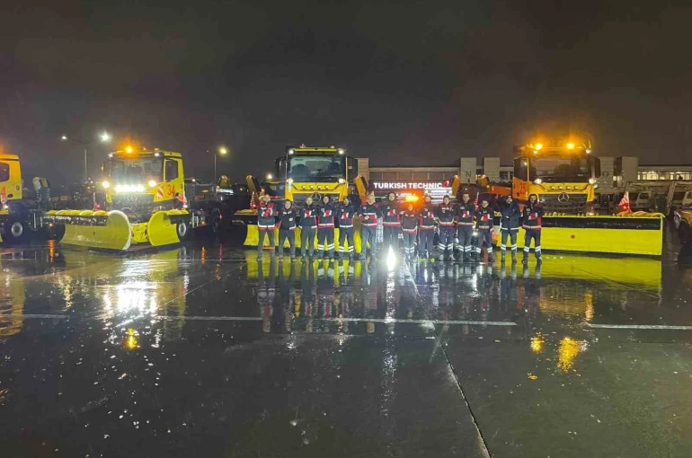 Sabiha Gökçen Havalimanı’nda kar tedbirleri