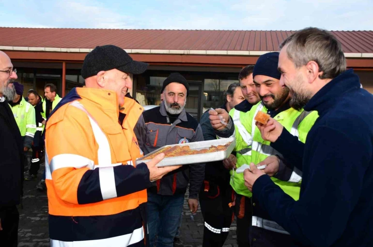 Saha kahramanlarına tatlı sürpriz 