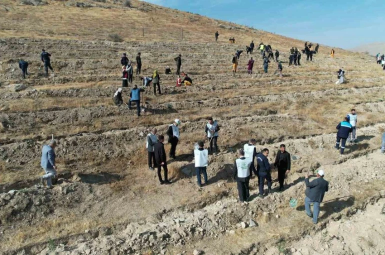 ‘Şahidimiz Toprak, İmzamız Fidan, Sevdamız Yeşil Vatan’ Yahyalı’da hayat buldu 