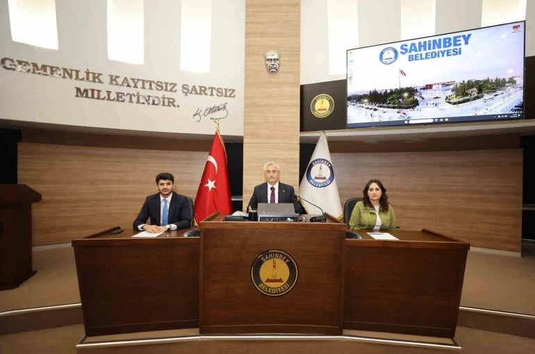 Şahinbey Belediyesi Haziran ayı meclis toplantısı yapıldı 