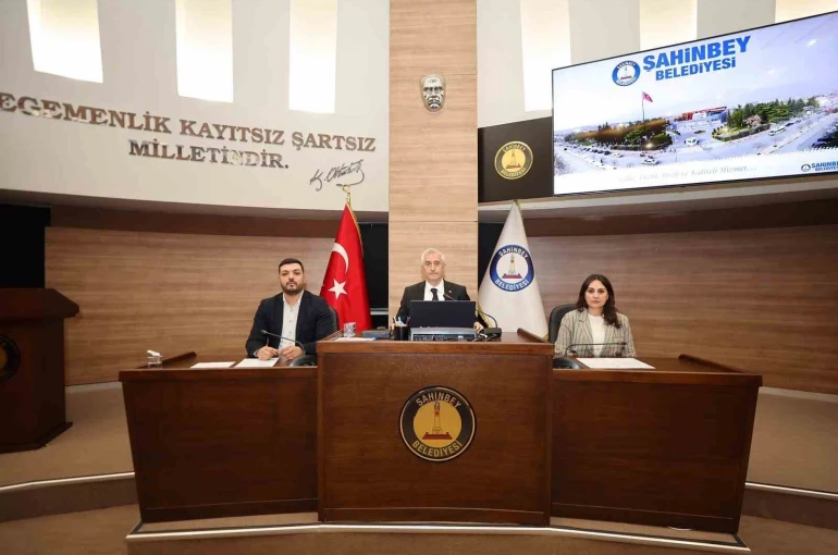 Şahinbey Belediyesi mayıs ayı meclis toplantısı yapıldı 