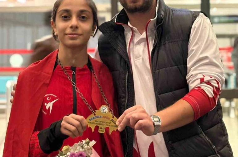 Şahinbey Belediyespor’un Altın Kızı Bükreş’te tarih yazdı 