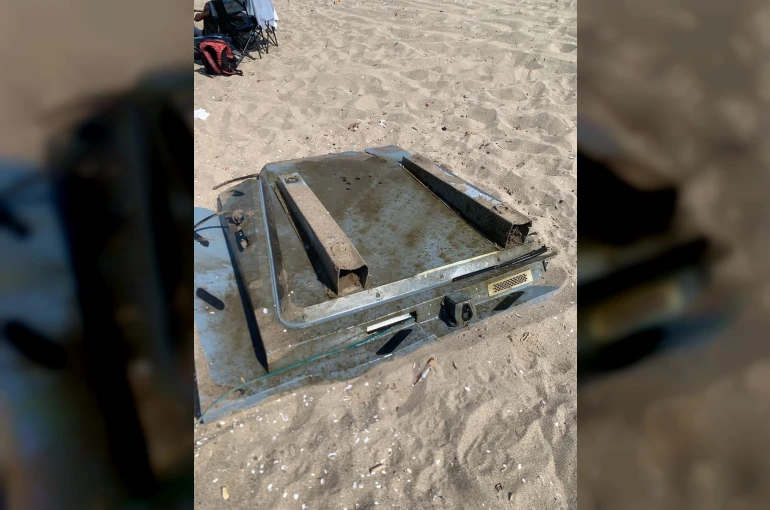 Sakarya’da sahile İDA vurdu