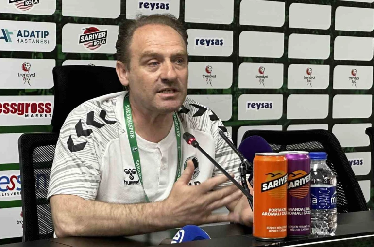 Sakaryaspor - Çorum FK maçının ardından 