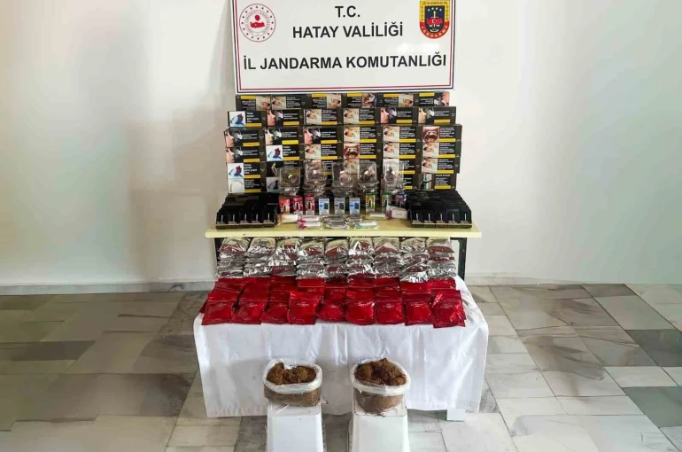 Samandağ’da kaçak tütün operasyonu 