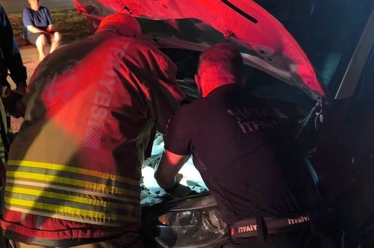 Samandağ’da trafik kazası: 1 yaralı