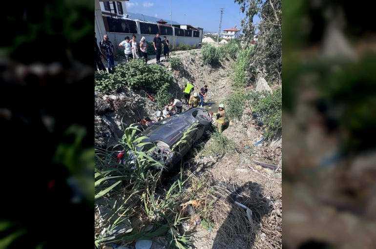 Samandağ’da trafik kazası: 2 yaralı