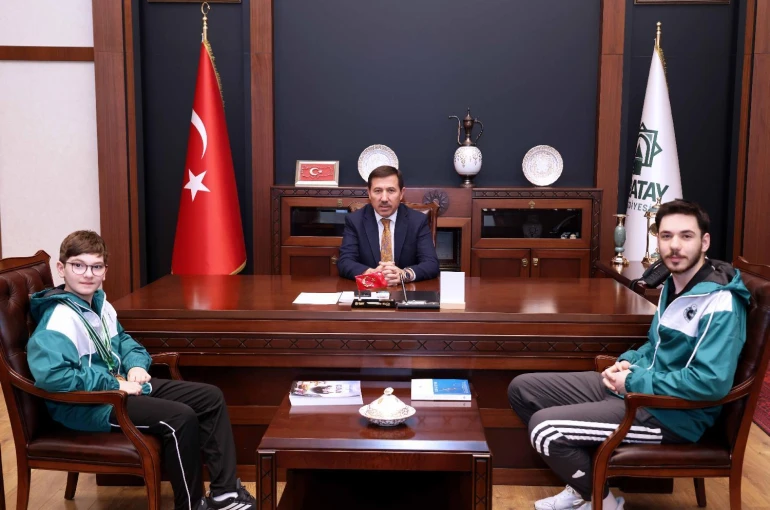 Şampiyondan Başkan Kılca’ya ziyaret