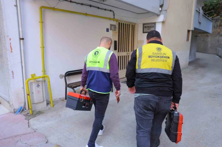 Samsun Büyükşehir’den 17 ilçeye ev içi tutunma aparatı desteği 